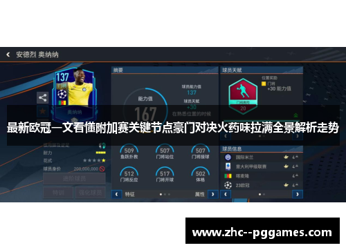 最新欧冠一文看懂附加赛关键节点豪门对决火药味拉满全景解析走势 最新欧冠一文看懂附加赛关键节点豪门对决火药味拉满全景解析走势